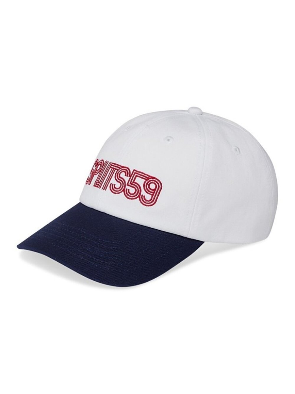 Splits59 Logo Tennis Cap White Black One Size